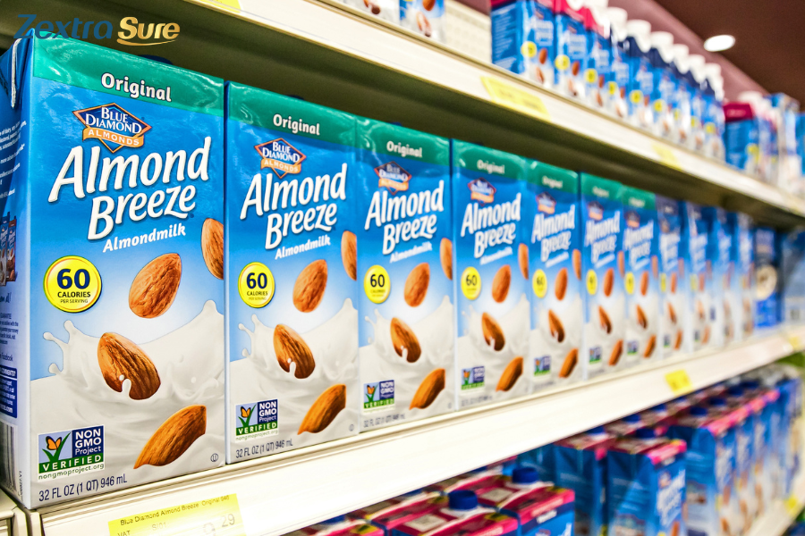 Commercial almond milk brands have various FODMAP content